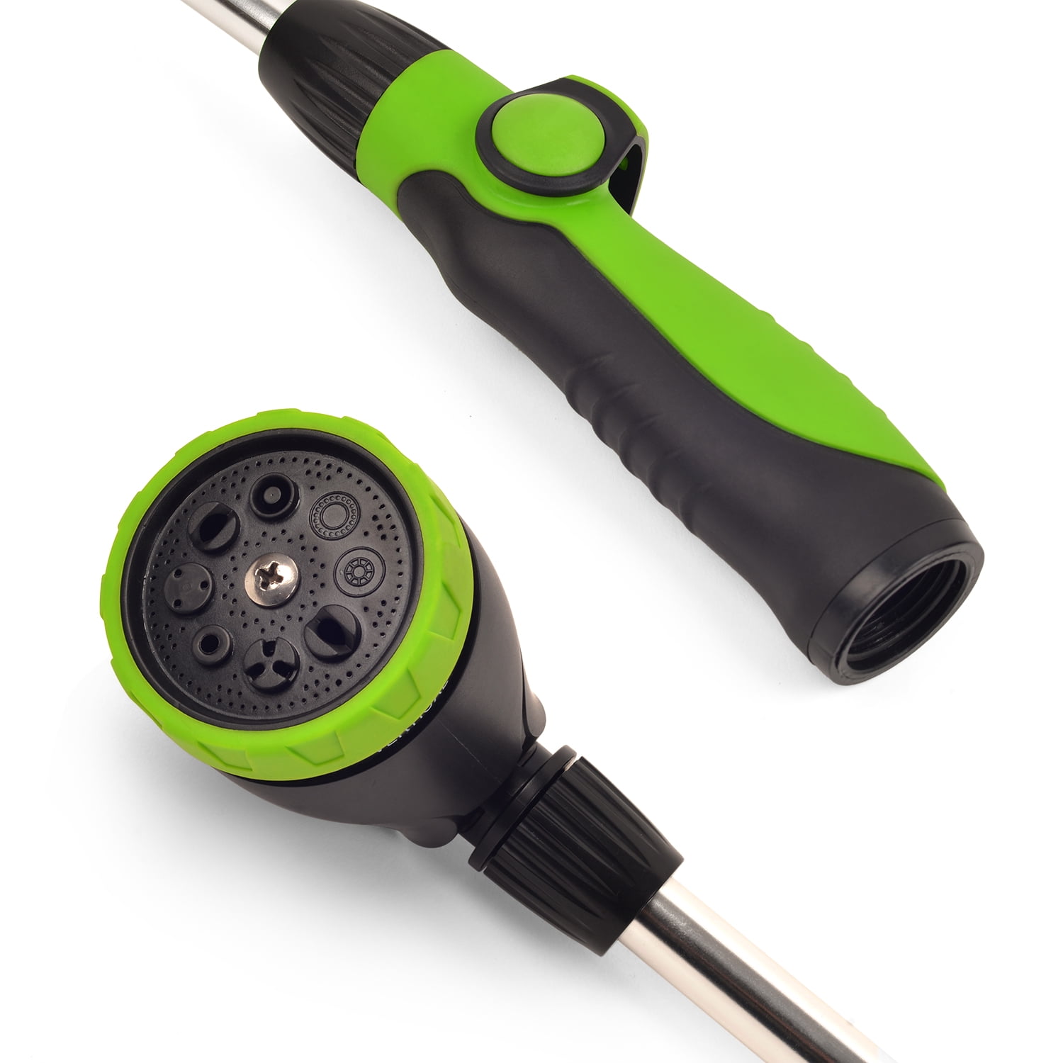 Discontinued - Greenworks 16" Aluminum Watering Wand with Thumb Control and 8 Pattern Adjustment Selector 80003602