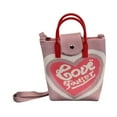 thumbnail image 3 of Bolso de crochet para mujer Strade Fareast Limited Corazón de amor rosa 20 cm x 21 cm, 3 of 8