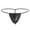 Black, variant on GDREDA Lingerie Sexy Set Mens T Shaped Pants Leather Double Open Cut Underwear Color Matching Mesh Low Waisted Underwear Black,S