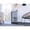 White, variant on Bar Cart with Six Cubbies / Perfect for Storing Bottles at Home Parties