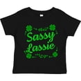 thumbnail image 3 of Inktastic Sassy Lassy with Green 4 Leaf Clovers Boys or Girls Toddler T-Shirt, 3 of 5