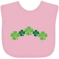 thumbnail image 3 of Inktastic Shamrock Four Leaf Clover St Patricks Boys or Girls Baby Bib, 3 of 4