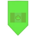 thumbnail image 1 of Drapeau Canadien Strass Bandana Vert Lime Grand, 1 of 3