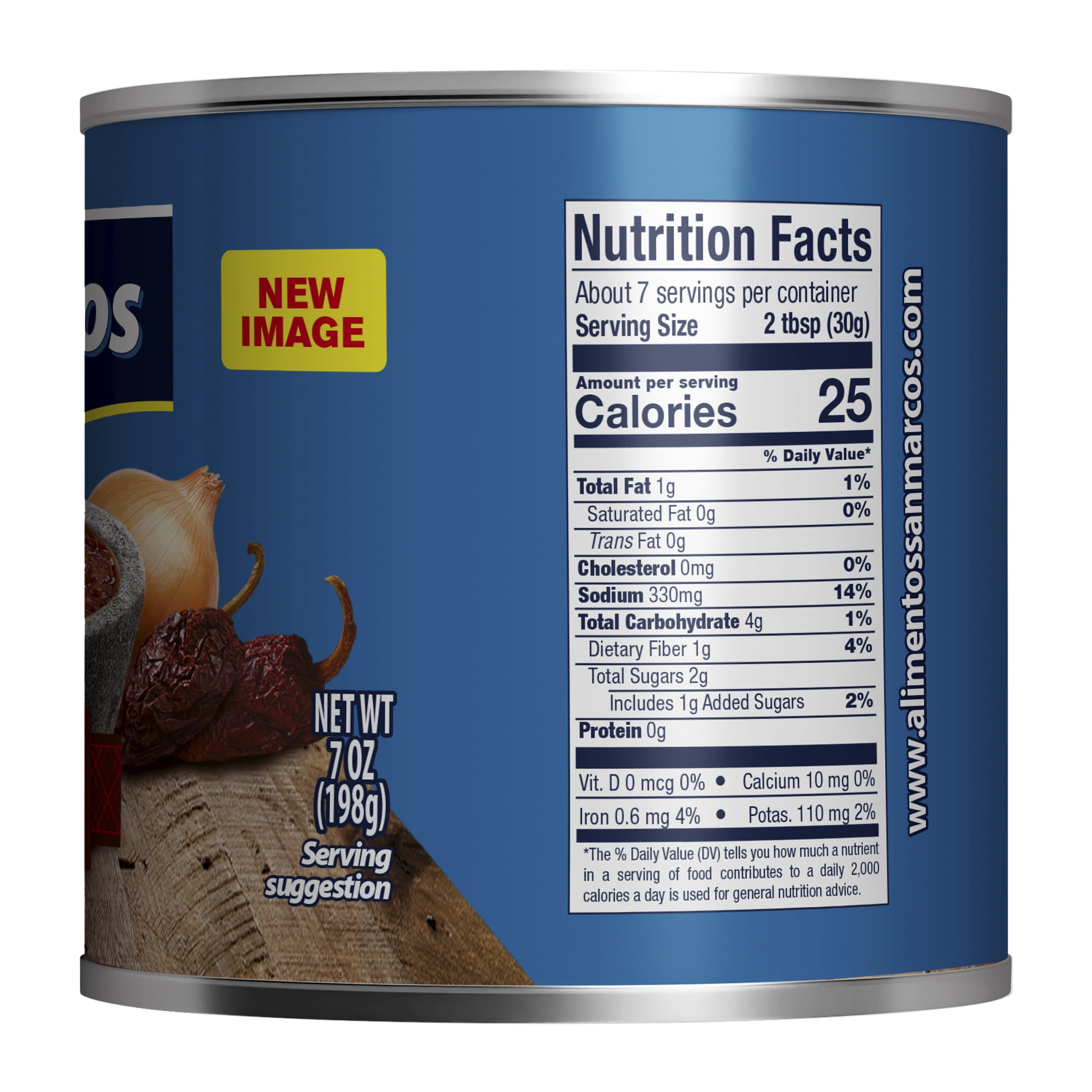 (12 pack) San Marcos Shelf Stable Chipotle Salsa, 7 oz Can