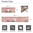 thumbnail image 3 of Yayeee Faucet Mat for Kitchen Sink 30" Diatomite Long Splash Guard Pad, Pink Christmas House, 3 of 7