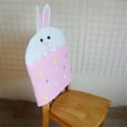 thumbnail image 5 of Easter Chair Covers, Easter Bunny Egg Chick Seat Covers, 3D Removable Chair Slipcovers Protector, Holiday Chair Back Cover Kids, Easter Kitchen Decor for Home Spring High Back Chair Protector Decor A, 5 of 7