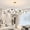 L59" x W23.6" x H26.77''-10 Light, variant on SJIGUANGZ Modern White Chandelier,Contemporary Large Gold Chandeliers with Ceramic Ginkgo Leaves,Brass Pendant Light Fixtures Ceiling Hanging Lamp for Living Room Kitchen Dining Room Bedroom 10 Light