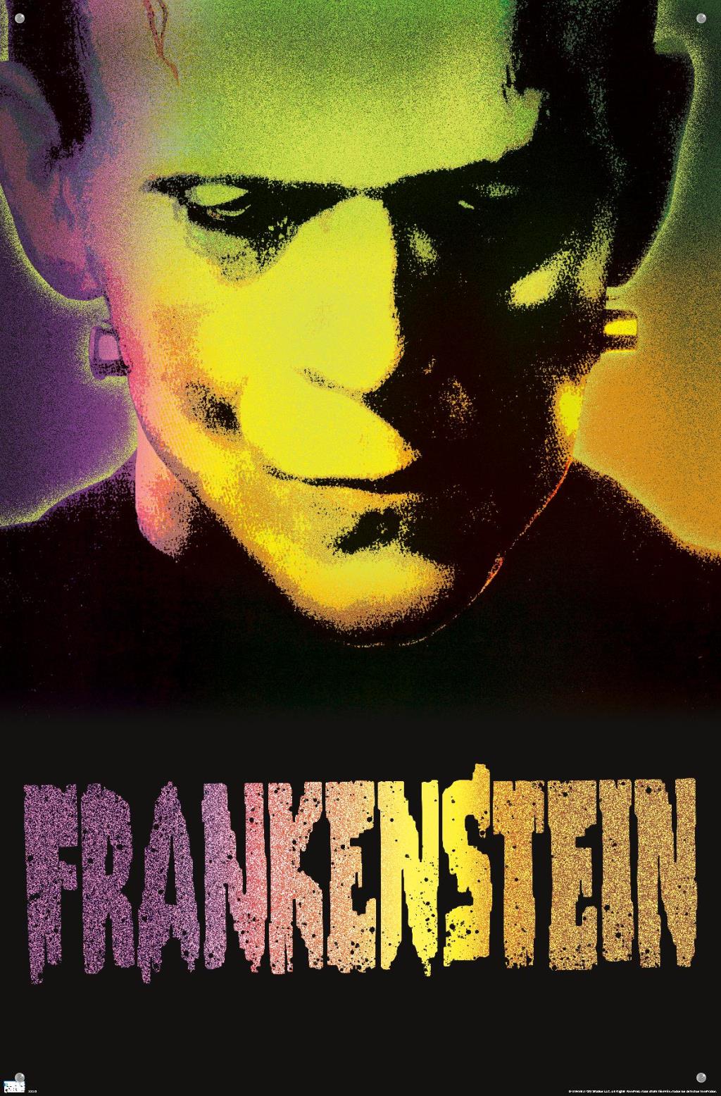 Frankenstein - Close-Up Wall Poster with Pushpins, 22.375" x 34"