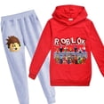 thumbnail image 1 of ROBLOX Ensemble de 2 Pantalons de Jogging à Capuche, Tenue de Sport Décontractée pour Adolescents, Chandails à Capuchon, Pulls, 1 of 2