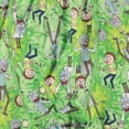 thumbnail image 5 of RICK AND MORTY Boxer Briefs Mens Boxer Briefs Underwear - Rick Sanchez & Morty Adult Boxers Green, X-Large, 5 of 7
