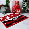 thumbnail image 5 of PALIFEUR Christmas Bathroom Rugs, Extra Thick Soft Absorbent Christmas Stree Bath Mat, Non Slip Washable Bathroom Mat, Xmas Winter Bath Rugs for Christmas Holiday Party Decorations, 24" x 16", 5 of 7