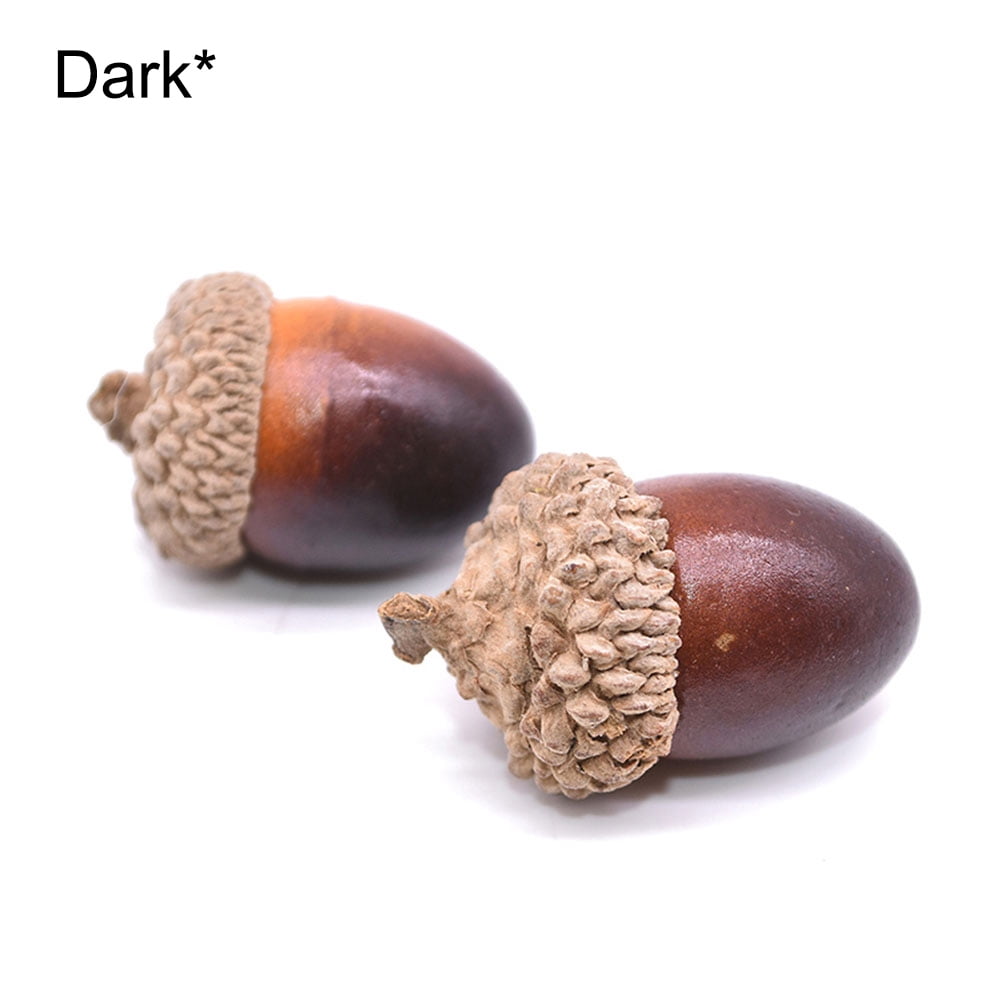 CHRISMAS DECOR ARTIFICIAL PLANT FAKE ACORNS OAK NUTS HOME KITCHEN 20PCS FESTIVAL CHRISMAS DECOR ARTIFICIAL PLANT FAKE ACORNS OAK NUTS HOME KITCHEN 20PCS FESTIVAL