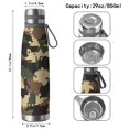 thumbnail image 3 of 29oz Insulated Water Bottle with Tea Infuser, Stainless Steel Travel Mug, Camouflage Print, 3 of 6