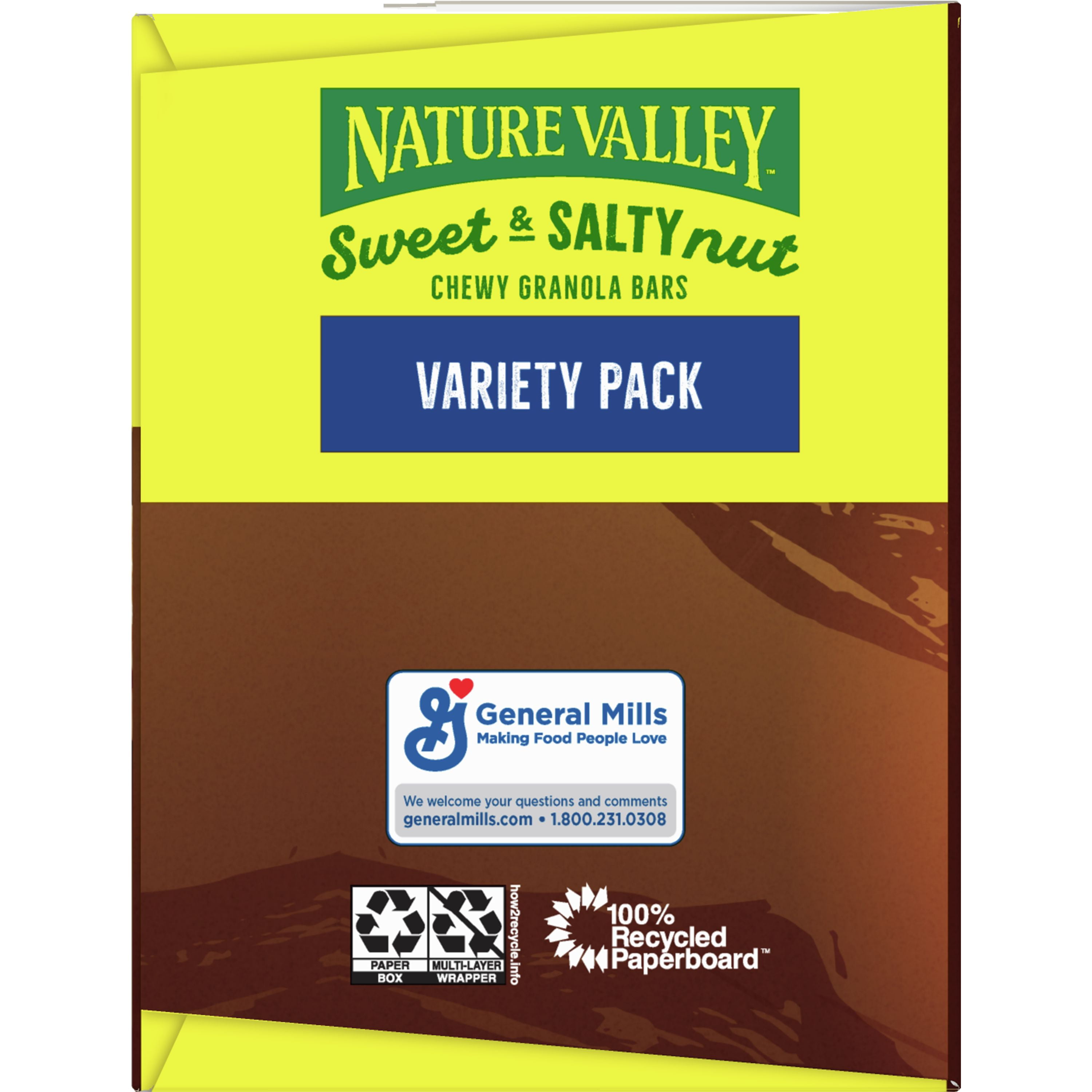 Nature Valley Chewy Granola Bars, Sweet & Salty Nut, Variety Pack, 24 Ct Box