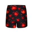 thumbnail image 5 of Uaswgudfs Women's Valentine's Day Pajama Set Button Front Short Sleeve Heart Paw Print Casual Sleepwear, 5 of 8