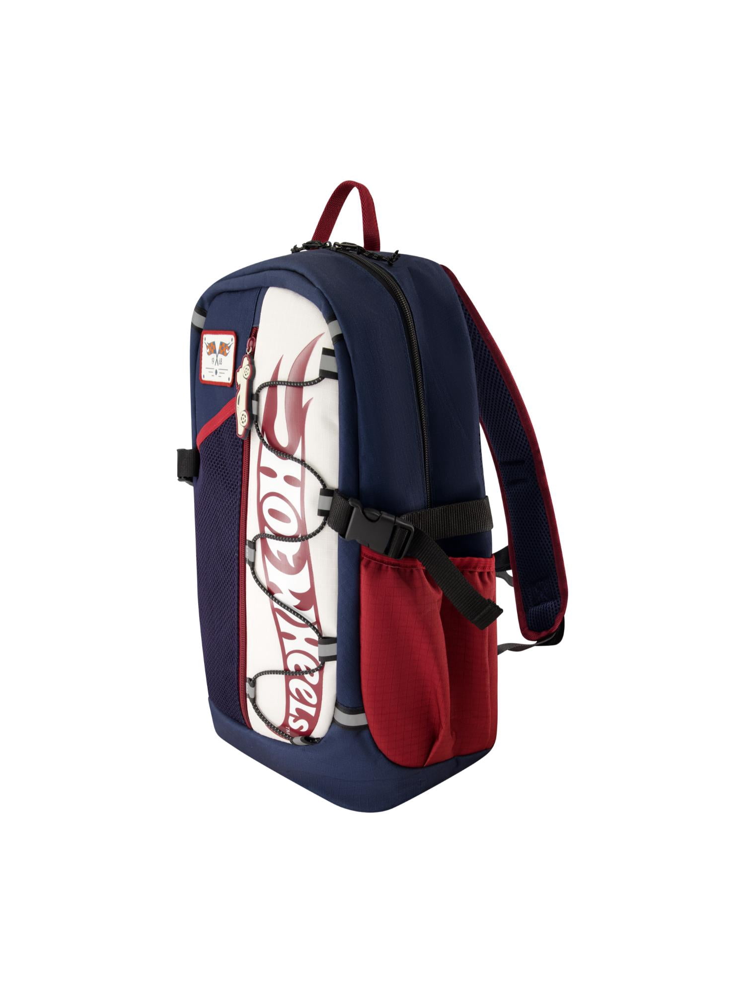 Hot Wheels 1968 Backpack, Classic Heritage Design for Men and Women, Navy, 12 Inch