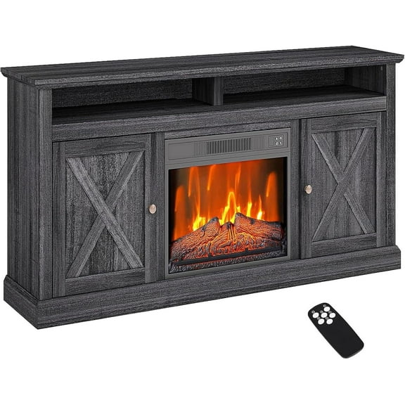 Electric Fireplace TV Stand for TVs Up to 67"