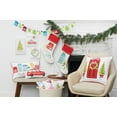 thumbnail image 2 of Village Holiday Printed & Embellished Christmas Throw Pillow, 2 of 6