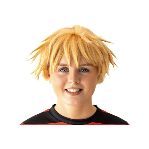 Adult's Anime Ninja Hero Blonde Spike Wig Costume Accessory