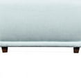 thumbnail image 3 of Benjara BM218214 Fabric Upholstered Wooden Sofa with Block Tapered Feet, Light Blue, 3 of 9
