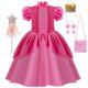 thumbnail image 1 of Vestido de princesa Peach Cosplay para niñas, disfraz de juego, Halloween ix, trajes de escenario, ropa de carnaval para niños zhangyuxiang unisex, 1 of 2
