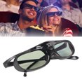 thumbnail image 1 of 3D Glasses, Rechargeable DLP Link 144Hz 3D Active Shutter Glasses Power Saving  For 3D DLP Projectors, 1 of 8