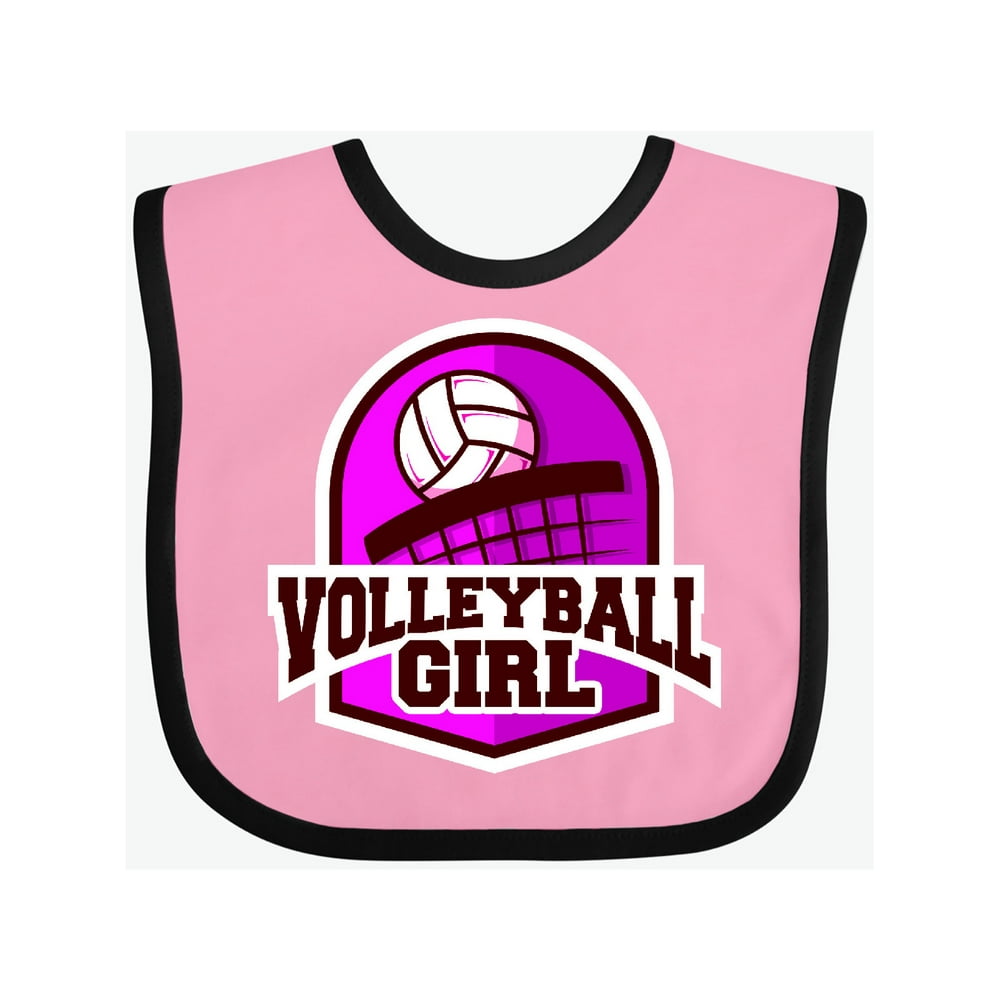 Volleyball Girl Baby Bib