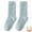 Blue, variant on ZSQDM Women's Socks Long Haired Socks For Women Autumn And Winter Sleep Socks Warm Furry Socks Floor Socks With Plush And Thickened Mid Tube Socks Ankle Athletic Running Socks