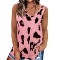 thumbnail image 5 of Gibobby Basic-T Estampado de Tops Blusa sin mangas Raglan Camisa de verano Blusa de mujer(Rosa,CH), 5 of 5