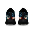 thumbnail image 4 of Patriotic Horse American flag Shoes Sneakers for Women Men Black Size 10.5, 4 of 7