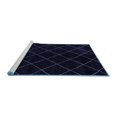 thumbnail image 2 of Ahgly Company Machine Washable Indoor Rectangle Abstract Blue Modern Area Rugs, 3' x 5', 2 of 4