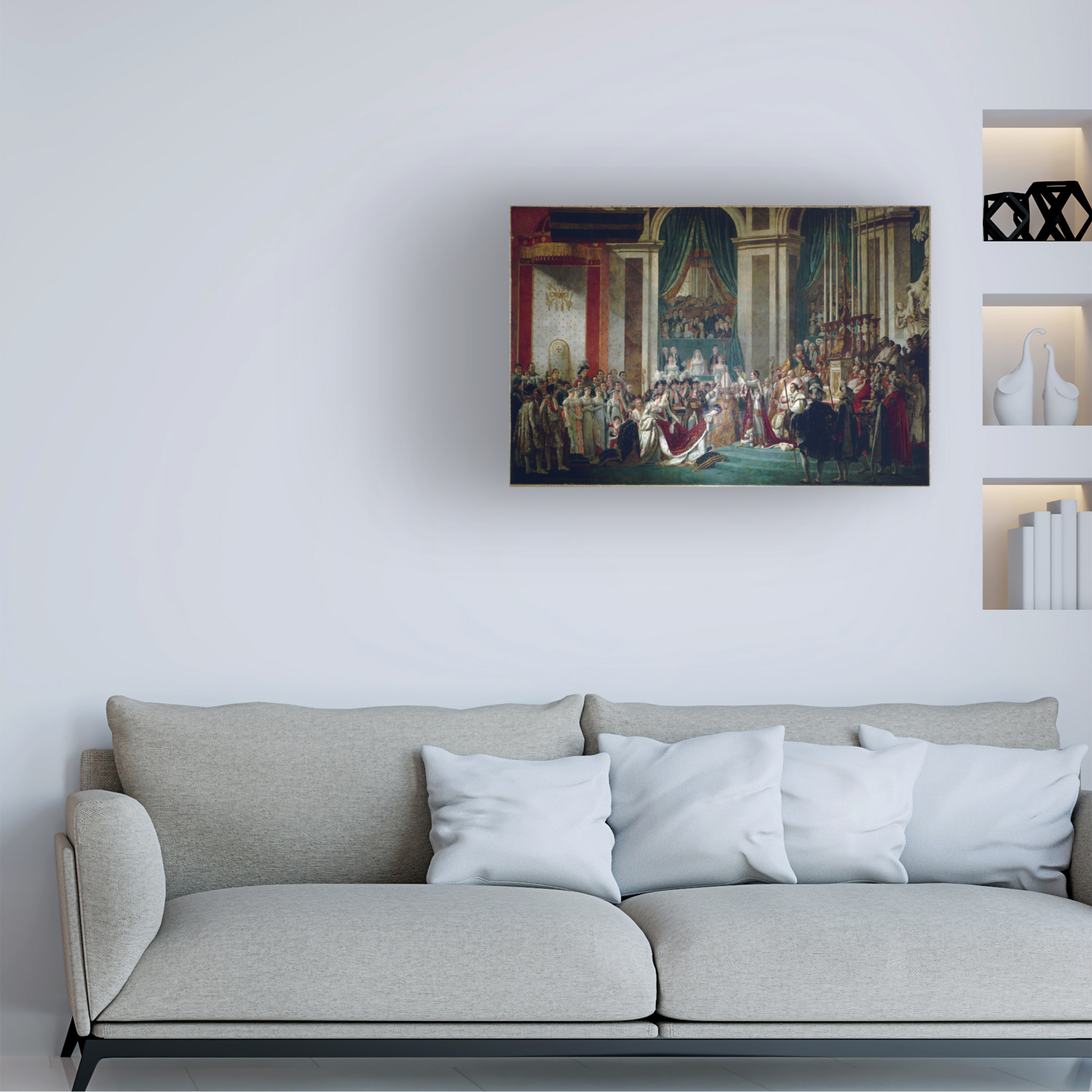 David 'Coronation Of Napoleon And Josephine' Canvas Art
