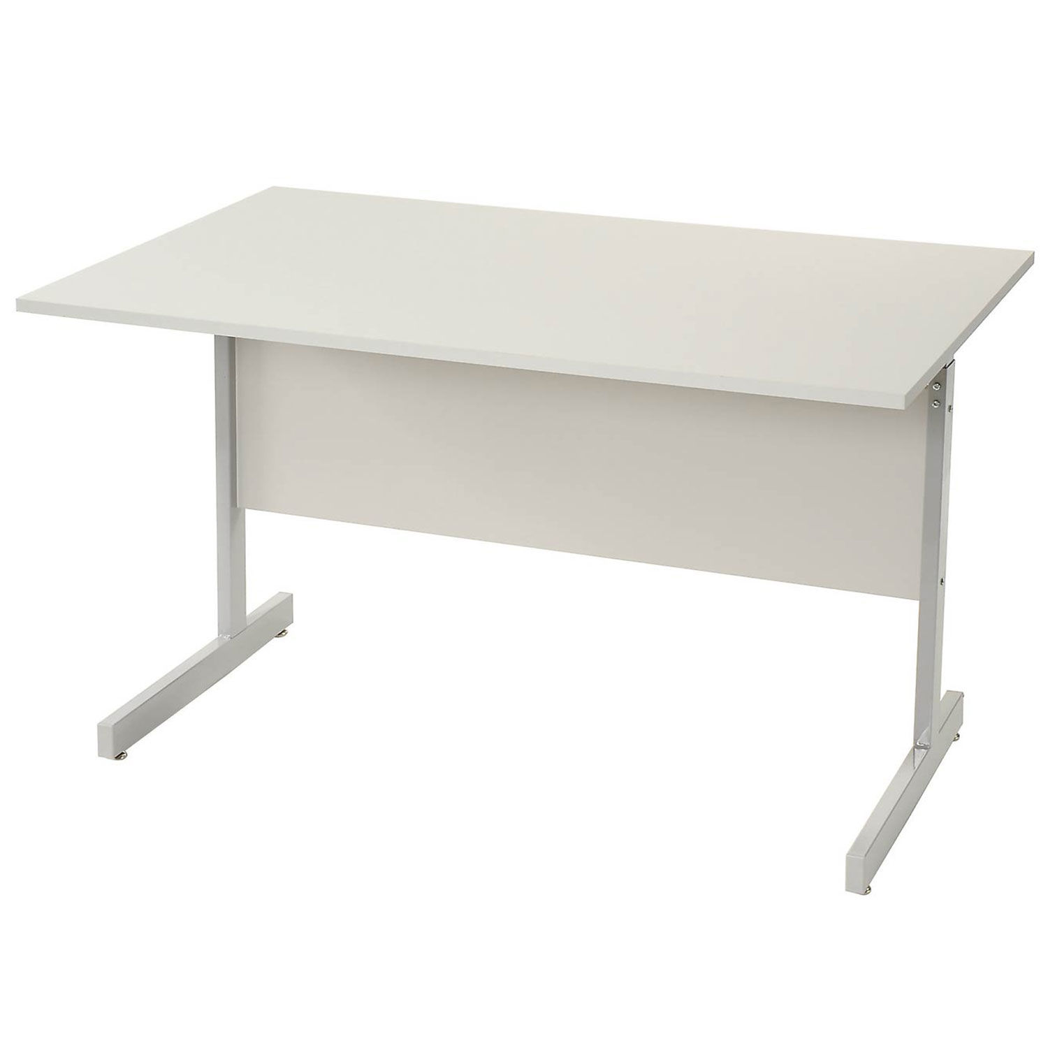 Height Adjustable Computer Desk, 48"W x 30"D x 26" 28"H, Gray