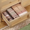 thumbnail image 7 of 6 Drawer Double Dresser for Bedroom, Dresser for Closet, Wood Boho Dressers with Solid-Wood Legs, Chest of Drawers, Beside Table for Entryway, Living Room, Natural, 7 of 7