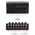 thumbnail image 3 of Mezclador Estéreo Pasivo de 4 Canales Mini Mezclador de Audio Mezclador de Sonido Portátil Entrada Ruido Ultra Bajo para Estudio en, 3 of 8
