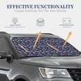 thumbnail image 4 of Windshield Sun Shade, Lovely axolotl blue cute Foldable Car Sun Shade Windshield for Front, 2 Pieces, 4 of 7