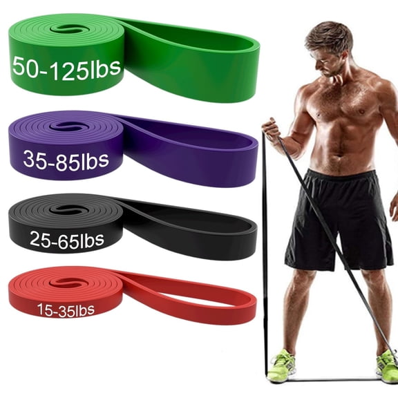 4 Packs Resistance Bands, Rubber Resistance Bands for Working Out, 310lbs Exercise, Workout Equipment for Fitness, Training