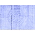 thumbnail image 1 of Ahgly Company Machine Washable Indoor Rectangle Persian Blue Traditional Area Rugs, 7' x 9', 1 of 4