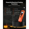 thumbnail image 2 of VEVOR Automotive Circuit Tester, 8 - 35 DCV Power Circuit Probe Tester with TFT Color Display and Lighting, Automotive Power Tester Probe with 19.7 ft / 6 m Cable, 2-in-1 Electrical Detector Finder, 2 of 9