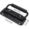 thumbnail image 2 of Stainless Steel Pull Handles Box Handle Lifting Tool Box Spring Folding Handle Stainless Steel Case Handle Spring Pull Handles Stainless Steel Folding, 2 of 5