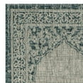 thumbnail image 4 of SAFAVIEH Courtyard Avi Traditional Indoor/Outdoor Area Rug, 2'7" x 5', Light Grey/Teal, 4 of 6