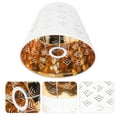 thumbnail image 1 of OULII Hollowed-out Style Cloth Lampshade Light Shade Gold 1Pc for Floor Light, 1 of 7