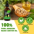 Jamaican Black Castor Oil,Body STF9 Massage Castor Oil for Relaxation