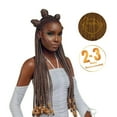 thumbnail image 4 of X-Pression Ultra Braid, Braiding Hair Extensions African Kinky, 82" Uncut Synthetic Fiber for Variety of Lengths, 100% Kanekalon, Soft & Shiny, Ready for Hot Water Use, 165g, 4 of 14