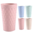 thumbnail image 1 of Cheers Travel Home Plastic Rhombus Pattern Solid Color Brushing Teeth Gargle Water Cup, 1 of 2