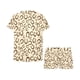 thumbnail image 4 of Pijama corto de mujer con estampado de herradura LKS302, 4 of 4