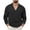 Black, variant on fartey Men V Neck Knitted Pullover Sweatshirt Casual Long Sleeve Lapel Knitwear Sweater Roomy Fit Solid Color Fall Winter Soft Touch Sweaters