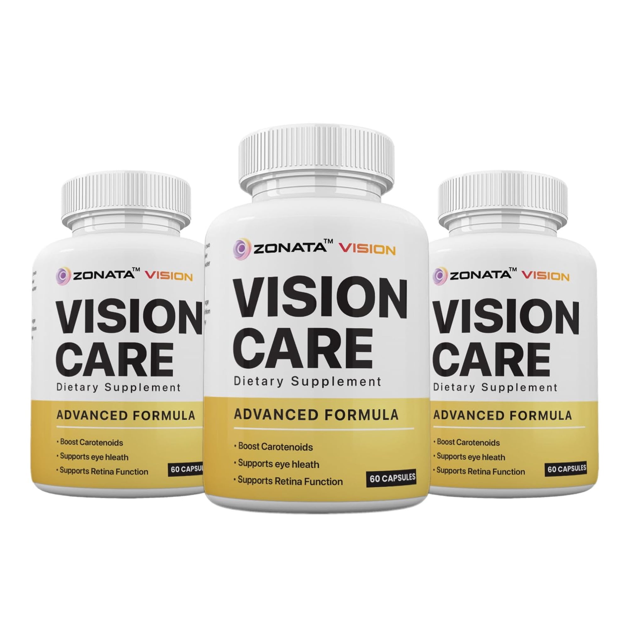 (3 Pack) Vision Care Eye Health Support Vitamins Pills, Vision Care Supplement - 180 Count