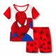 thumbnail image 4 of Conjunto de Pijamas de verano para niños, camiseta de manga corta, pantalones cortos, Pijamas para niños y niñas, Pijamas de dibujos animados, cosplay de Spiderman, ropa de dormir para bebés, 4 of 4