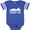 Football Blue and White, variant on Inktastic Detroit Michigan Skyline MI Cities Boys or Girls Baby Bodysuit